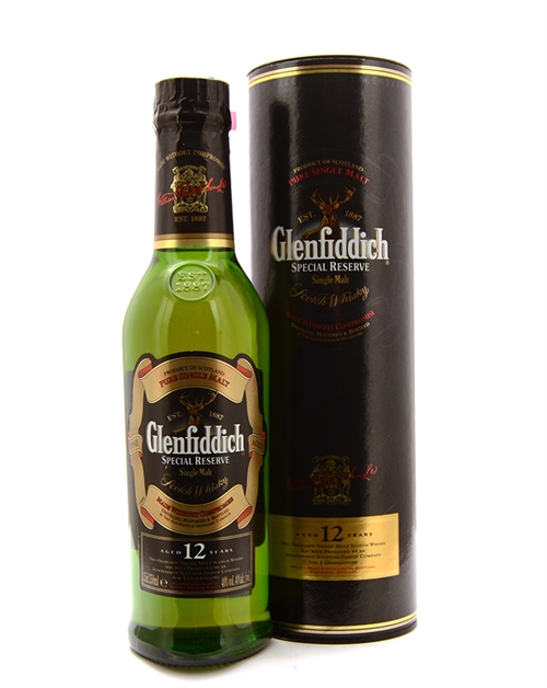Glenfiddich 12 years Special Reserve Single Highland Malt Scotch Whisky 35 cl 40%