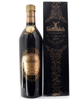 Glenfiddich 18 year old Excellence Old Version Single Speyside Malt Whisky 43%