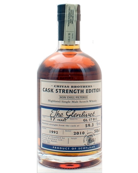 Glenlivet 1992/2010 Chivas Brothers Cask Strength Edition 17 Year Single Highland Malt 59.3%