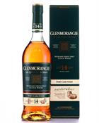 Glenmorangie 14 years Quinta Ruban Port Cask Finish Single Highland Malt Whisky 46%.