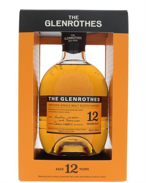 Glenrothes 12 years old Soleo Collection Single Speyside Malt Whisky 40%