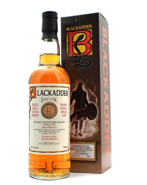 Glentauchers 2012/2024 Blackadder Raw Cask 12 years old Speyside Single Malt Scotch Whisky 70 cl 65.6%