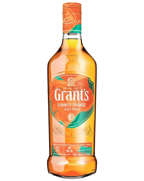 Grants Summer Orange Spirit Drink with Blended Scotch Whisky 70 cl 35%