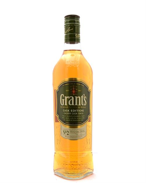 Grants Cask Edition No. 2 Sherry Cask Blended Scotch Whisky 40% Cask Edition No. 2 Sherry Cask Blended Scotch Whisky