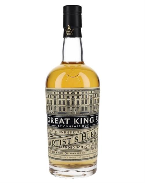 Great King St. Compass Box Blended Scotch Whisky contains 70 centiliters with 43 percent alcohol