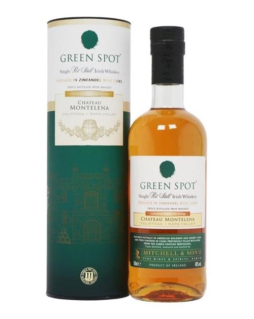 Green Spot Chateau Montelena Irish Single Potstill Irish Whiskey