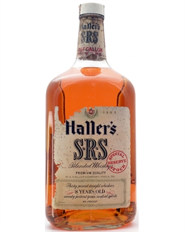 Hallers S.R.S. Special Reserve Stock American Blended Whiskey Vintage Bottle US 175 cl 43%