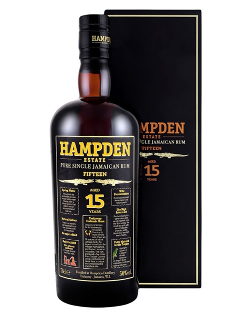 Hampden Estate 15 Years Pure Single Jamaica Rum 70 cl 50%