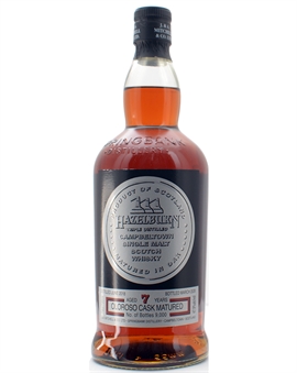 Hazelburn 7 year old Oloroso Cask Matured 2026 Single Campbeltown Malt Whisky 70 cl 47,9%