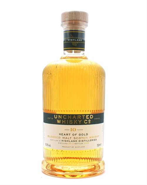 Heart of Gold 2013/2024 Uncharted Whisky Co. 10 years old Highland Blended Malt Scotch Whisky 70 cl 50%