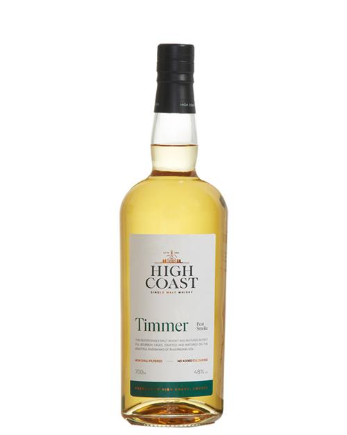 High Coast Timmer Peat Smoke Swedish Single Malt Whisky 70 cl 48%