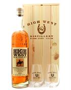 High West Giftbox Rendezvous Rye Whiskey Small Batch USA 46%