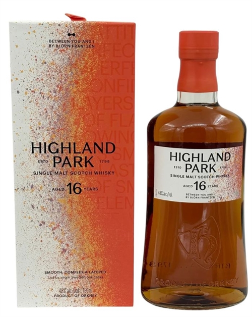 Highland Park 16 years old Between you and I By Bjorn Frantzen Single Orkney Malt Scotch Whisky 48%