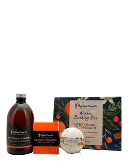 Highland Soap Sweet Orange & Cinnamon Bathing Box Gift Set