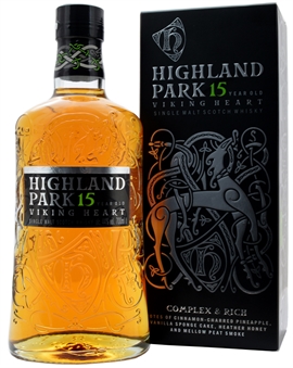 Highland Park 15 Years Old Viking Heart Single Orkney Malt Scotch Whisky 44%