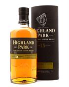 Highland Park 15 years old Single Orkney Malt Whisky 40%