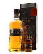 Highland Park Giftbox 12 years old Viking Honour + Cask Strength Miniature Single Malt Scotch Whisky 40+64,1%