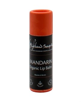 Highland Soap Co Mandarin Organic Lip Balm 12ml