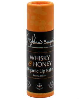 Highland Soap Co Whisky & Honey Organic Lip Balm 12ml