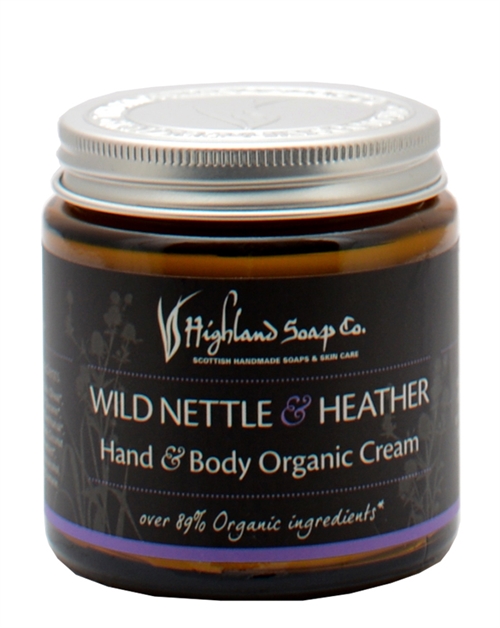 Highland Soap Co Wild Nettle & Heather Hand & Body Organic Cream 120 ml