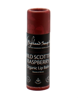 Highland Soap Co Wild Scottish Raspberry Organic Lip Balm 12ml