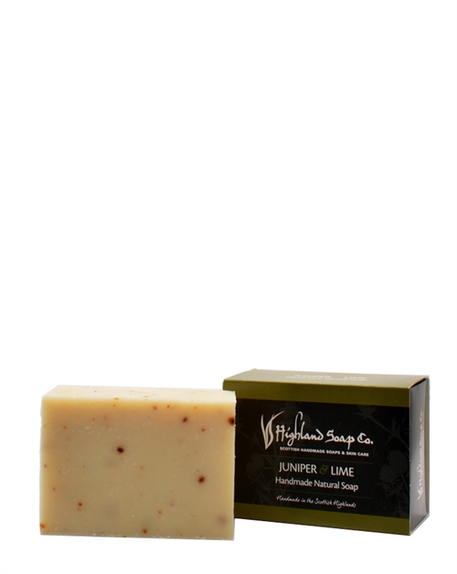 Highland Soap Co Juniper & Lime Handmade Natural Soap Bar 190g