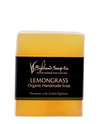 Highland Soap Co Lemongrass Organic Handmade Soap Bar 150g