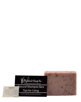 Highland Soap Co Raspberry Natural Shampoo Bar 140g