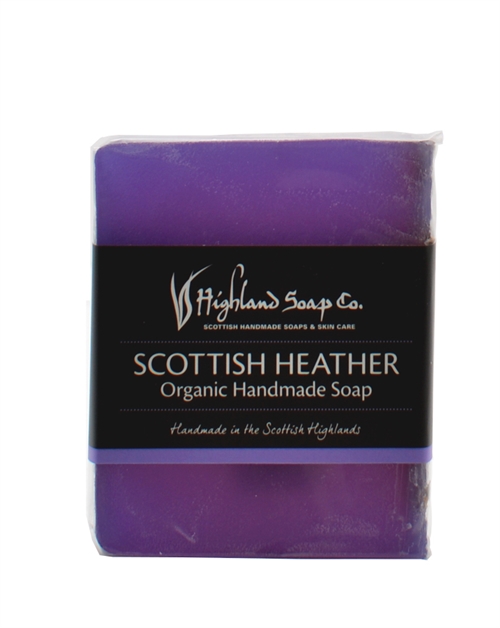 Highland Soap Co Scottish Heather Organic Handmade Soap Bar 150g