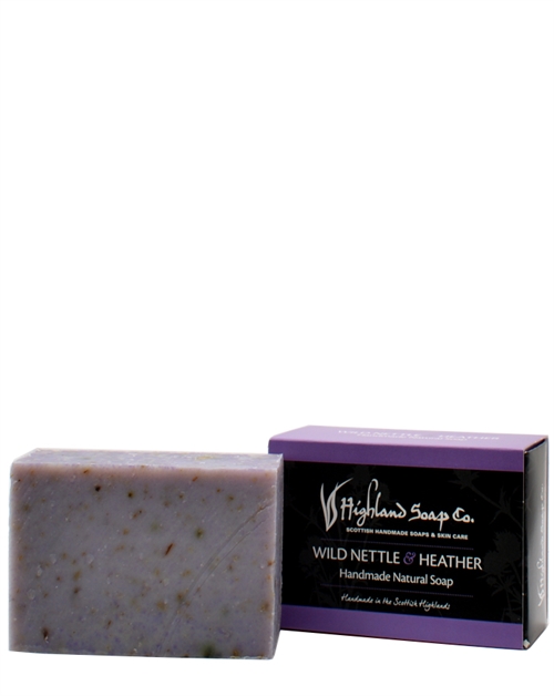 Highland Soap Co Wild Nettle & Heather Handmade Natural Soap Bar 190g