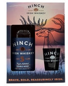 Hinch 5 Years Old Double Wood Irish Whiskey Pack with 1 Glass 70 cl 43%