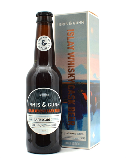 INNIS & GUNN Laphroaig Islay Whisky Cask Beer Ale Craft Beer 33 cl 7.4%