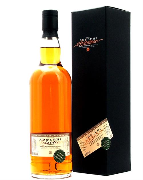Inchgower 2007/2020 Adelphi Selection 12 years Single Speyside Malt Scotch Whisky 55.8%.