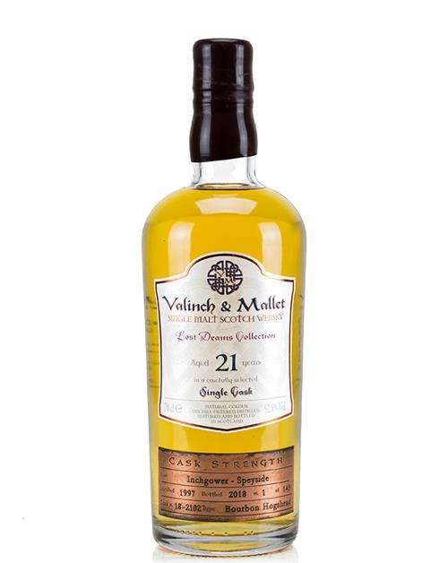 Inchgower 21 years old Valinch & Mallet Single Speyside Malt Whisky 52,8%