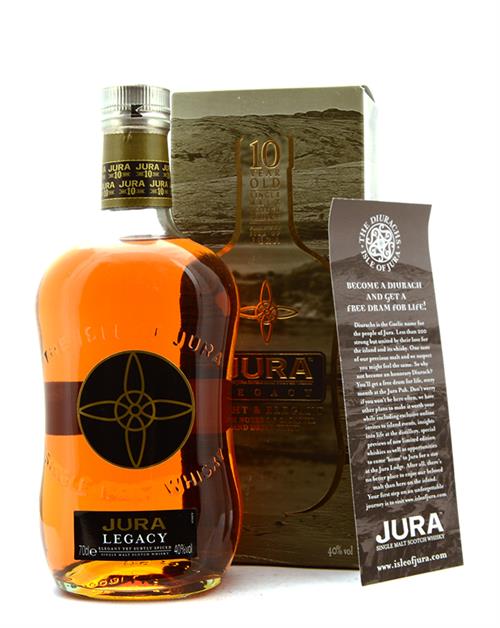 Isle of Jura 10 years Legacy Single Malt Scotch Whisky 40%