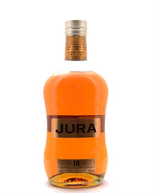 Isle of Jura 16 years Sumptuous Yet Gently Spiced Single Malt Scotch Whisky 40% 40% ABV