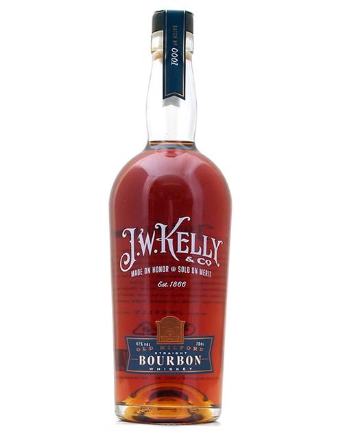 J. W. Kelly Old Milford Straight Bourbon Whiskey 70 cl 47%
