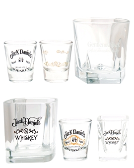 Jack Daniel's Vintage Whiskey Glass Lot