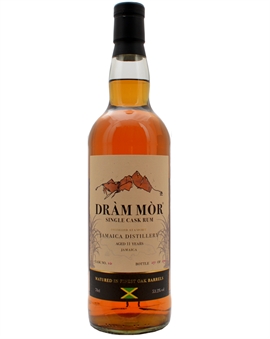 A Secret Jamaican Distillery 11 år Dram Mor Single Cask Rum 70 cl 53,2%