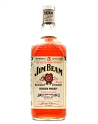 Jim Beam 5 years old WHITE LABEL Old Version 6 Sour Mash Kentucky Straight Bourbon Whiskey 100 cl 40%