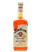 Jim Beam WHITE LABEL Old Version 7 Sour Mash Kentucky Straight Bourbon Whiskey 100 cl 40%