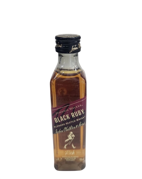 Johnnie Walker Black Ruby Miniature Blended Scotch Whisky 5 cl 40%
