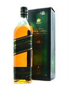 Johnnie Walker Green Label 15 years Blended Malt Scotch Whisky 100 cl 43% Green Label 15 years Blended Malt Scotch Whisky 100 cl
