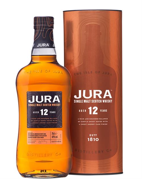 Jura 12 years Single Island Malt Whisky 70 cl 40%