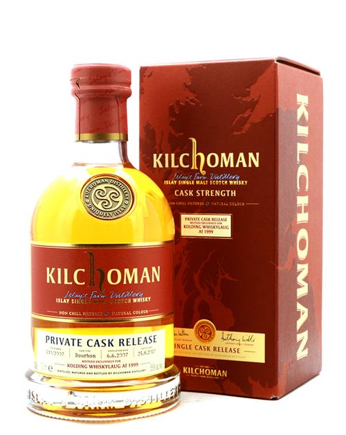 Kilchoman 2007/2017 Kolding Whiskylaug Islay Single Malt Scotch Whisky 55%