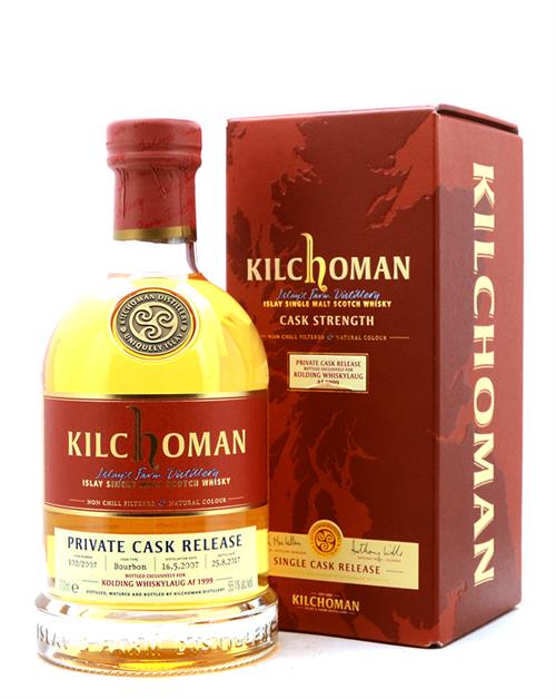 Kilchoman 2007/2017 Kolding Whiskylaug Islay Single Malt Scotch Whisky 55.1% Single Malt Scotch Whisky