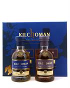 Kilchoman Machir Bay + Sanaig Single Islay Malt Scotch Whisky 2x20 cl 46% Gift Set