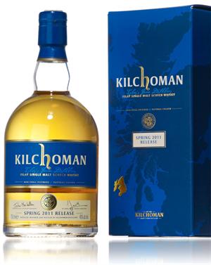 Kilchoman Spring 2011 Release Islay whiskey 46