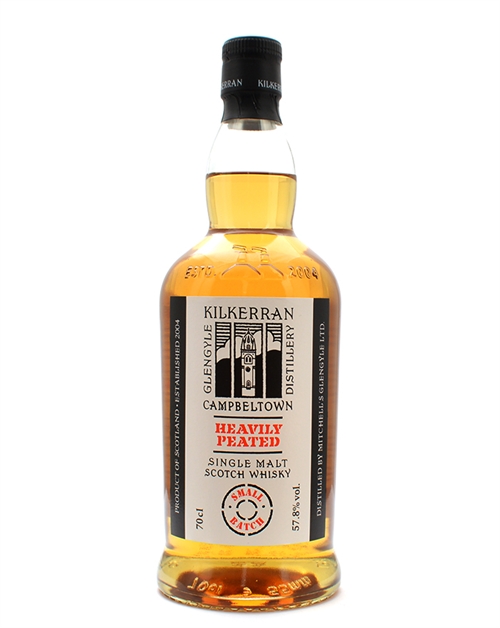 Kilkerran Heavily Peated Batch 10 Campbeltown Single Malt Scotch Whisky 70 cl 57.8%