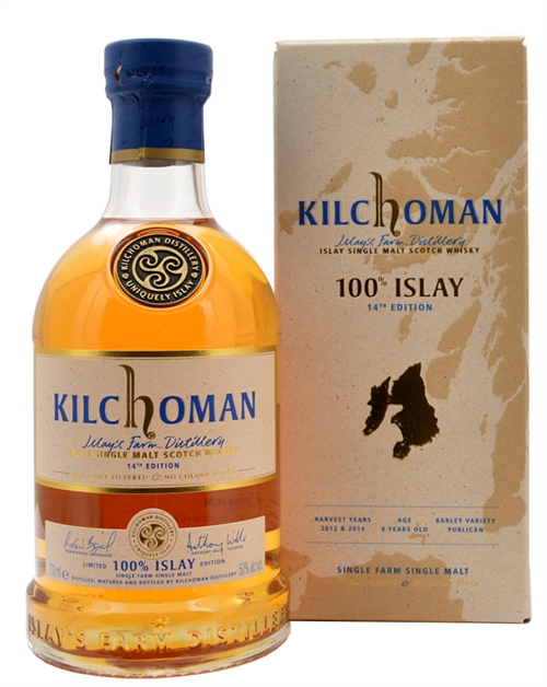 Kilchoman 100% Islay 14th Edition Single Farm Single Malt Whisky 50% - Limited Release